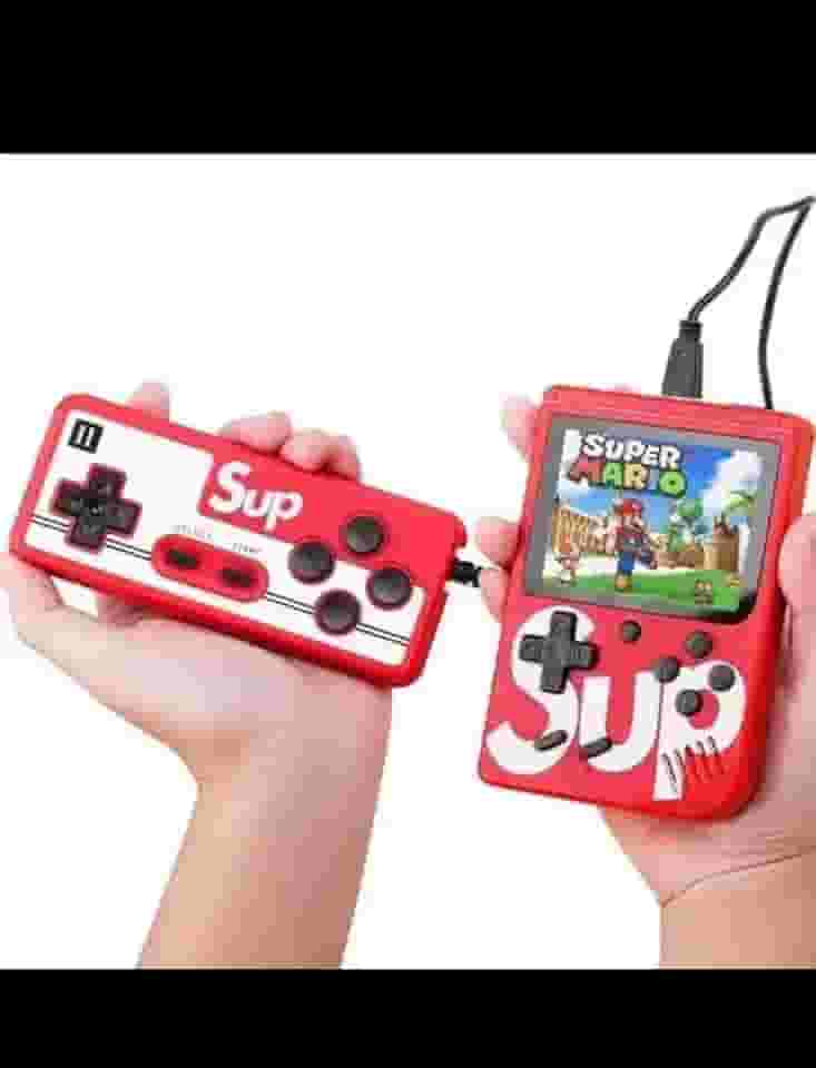 Mini Game Retro Clássico 400 Jogos Sortido Tela LCD Saída AV +1 Controle – jogue com 2 jogadores na tela grande para mais diversão Mini Video Game 8Bits