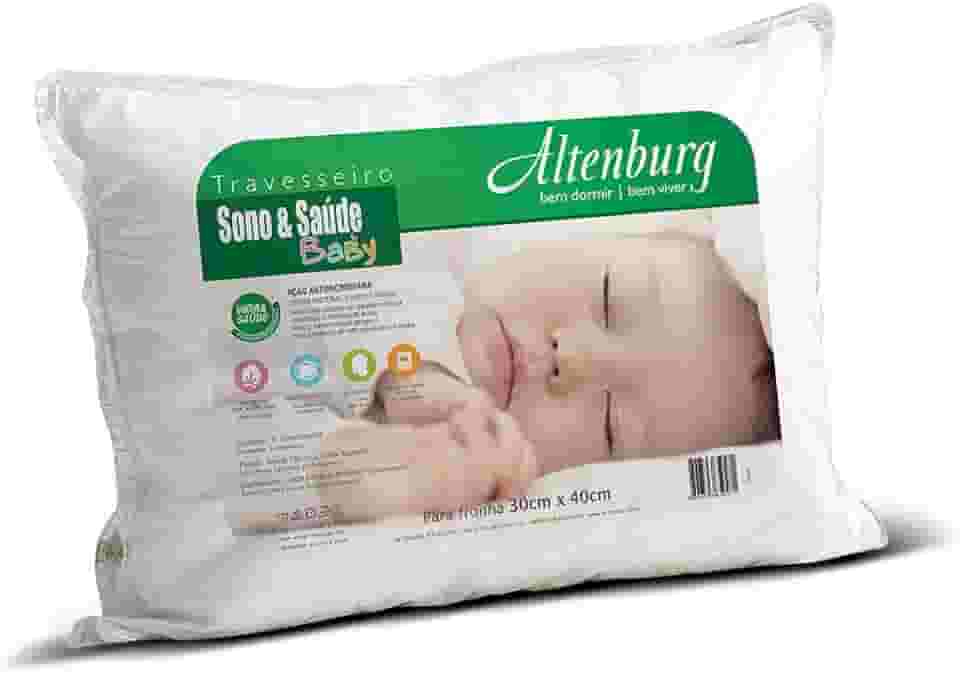 Travesseiro Sono e Saúde Baby Altenburg Liso Tecido