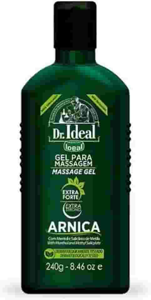 Gel Para Massagem Muscular Com Arnica, Mentol e Salicilato de Metila, Extra Forte, 240g, Proporciona Sensação de Frescor e Conforto