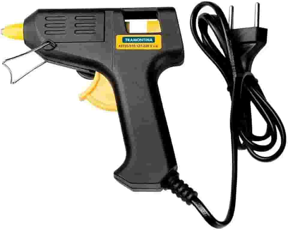 Tramontina Pistola Elétrica para Cola Quente 12w Bivolt Preta E Amarela