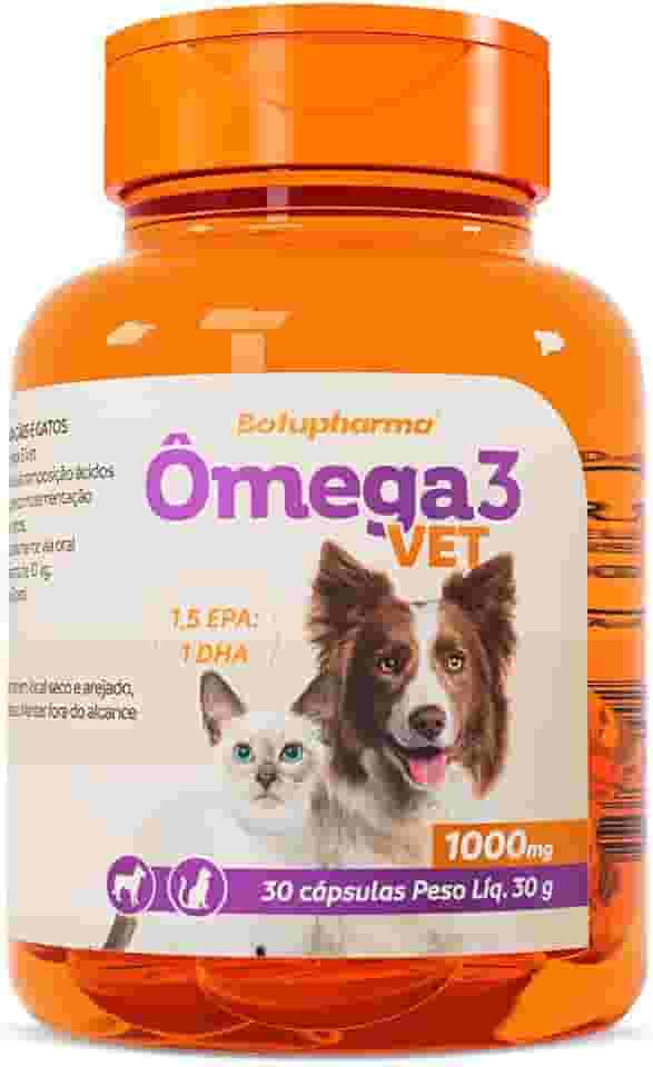 BOTUPHARMA Omega 3 Vet 1000 Mg Com 30 Cápsulas - Botupharma