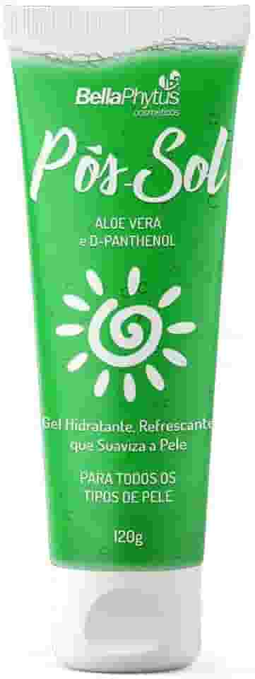 Gel Hidratante Pós-Sol BellaPhytus, Aloe Vera e Pantenol, 120g