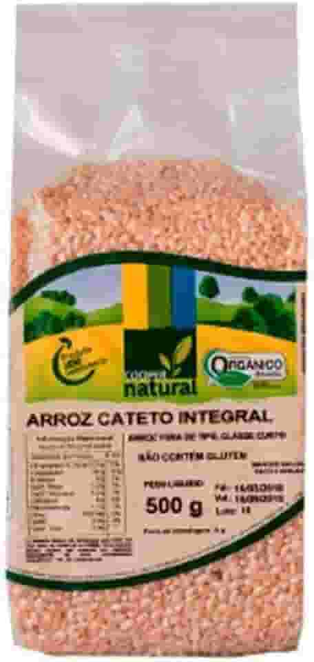 Arroz Cateto Integral Orgânico Coopernatural 500g