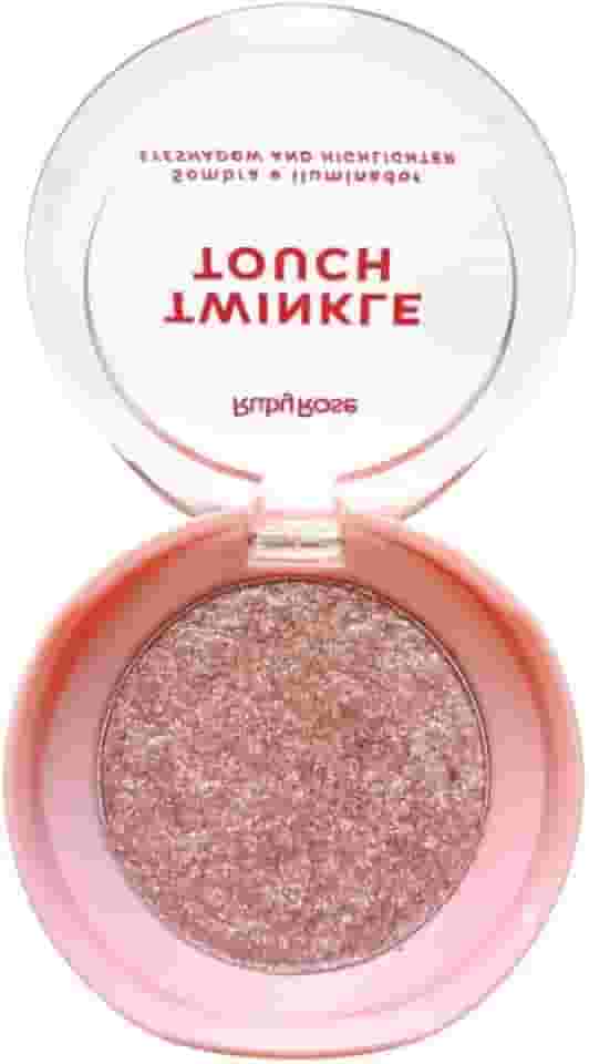 Sombra e Iluminador Twinkle Touch Ruby Rose 2 em 1 Ultrafino (Pink Luster, 6g)