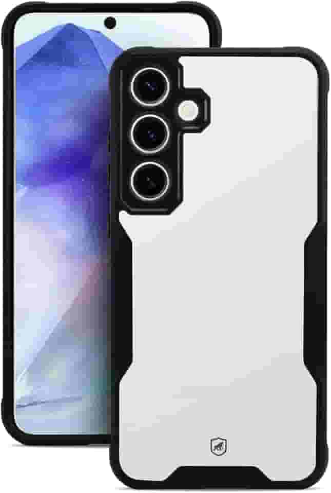 Gshield Capa Case Capinha Dual Shock Sense Preta Acabamento Premium Proteção Contra Arranhões, Quedas e Impactos para Samsung Galaxy (A55 5G)