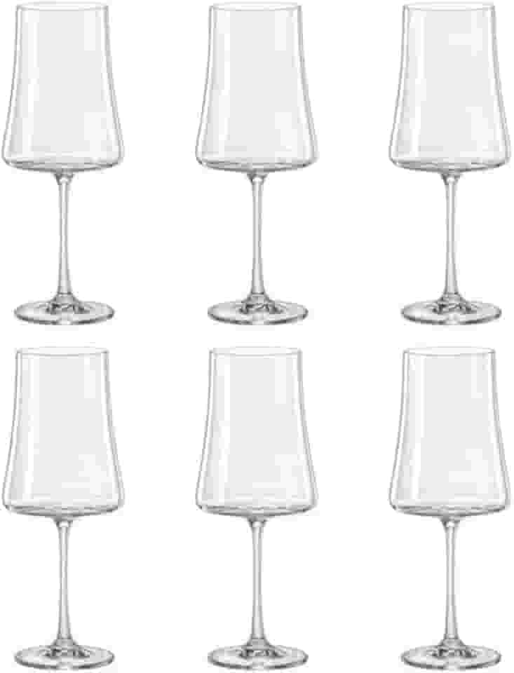 Jogo 6 Taças De Vinho Xtra Luxo Cristal Bohemia - 560ML