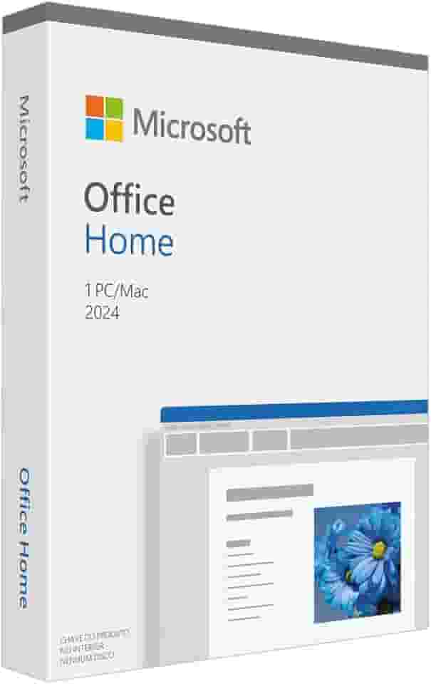 Microsoft Office Home 2024 | Versões clássicas: Word, Excel, PowerPoint, OneNote | Compra única para 1 PC/MAC | Licença para download