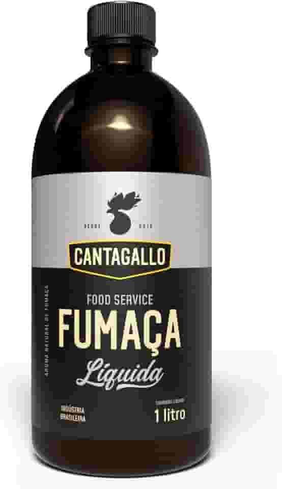 Fumaça Líquida CantaGallo 1L - Linha Profissional - Sabor Intenso de Defumado