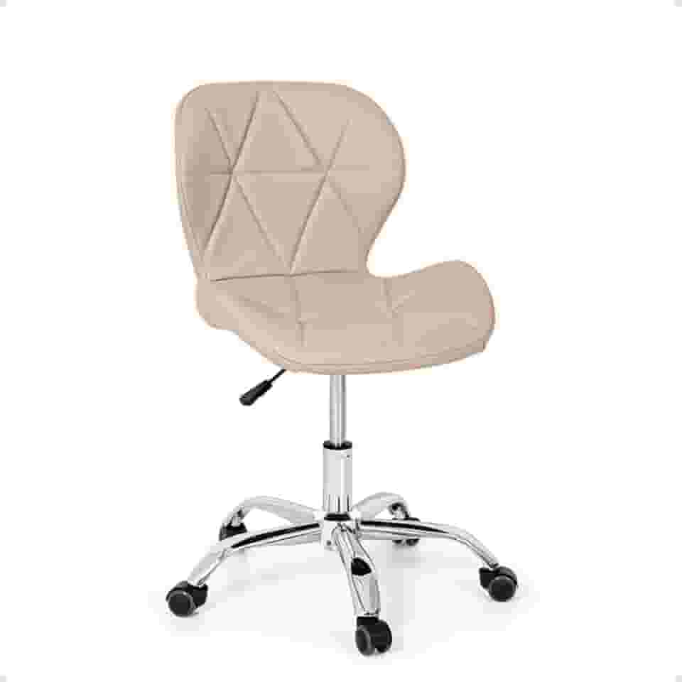 Cadeira Office Eiffel Slim Base Giratória (Nude)