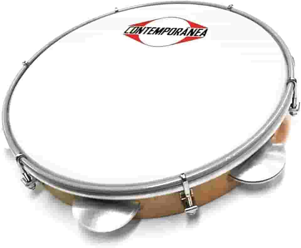 PANDEIRO CONTEMPORANEA LIGHT 82LT 10 POL MADEIRA NYLON