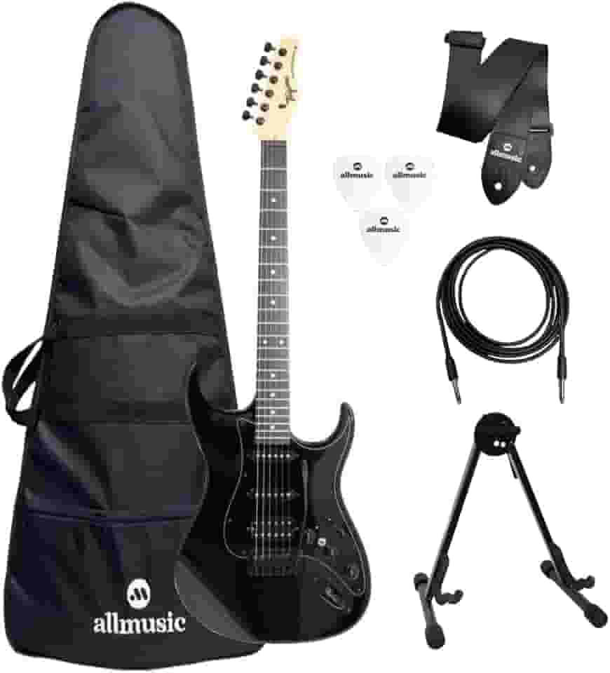 Kit Guitarra Tagima DuoSmart-S Black + Capa + Acessórios