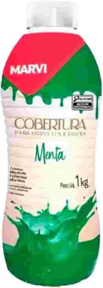 Cobertura Para Sorvete Sabor Menta Marvi 1 Kg