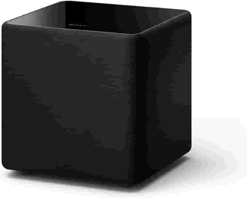 KEF Subwoofer Kube 8 MIE 20 cm alimentado por 300 watts (preto)