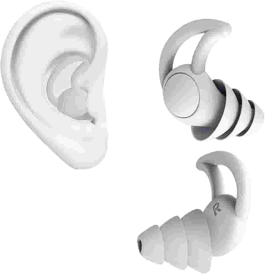 Protetor Auricular de Silicone com Cancelamento de Ruído para Dormir Ronco Trabalho, Estudar, Natação Esportes Supra Supply (Branco, Tamanho único)
