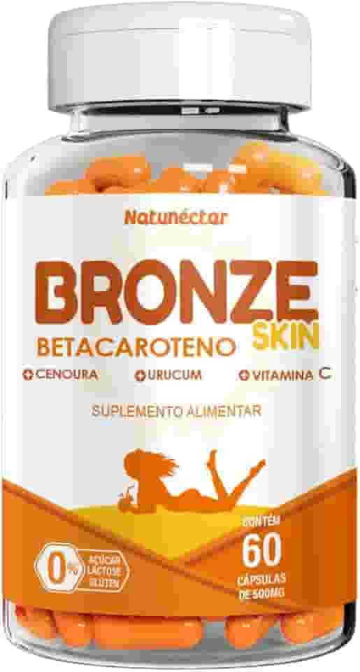 Bronze Skin - Betacaroteno 500mg 60 Cápsulas - Natunéctar