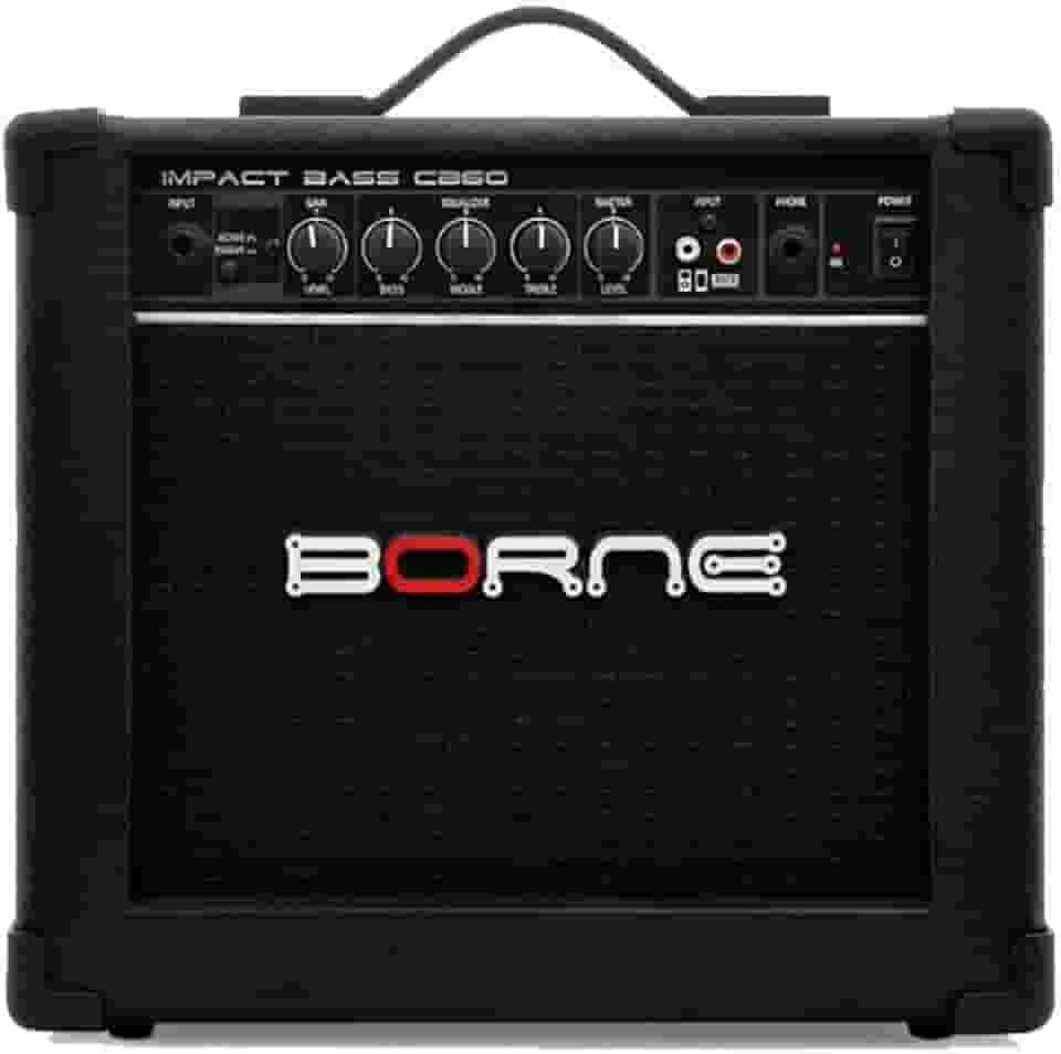 Amplificador Para Contra Baixo Borne Impact Bass CB60 20W Bivolt