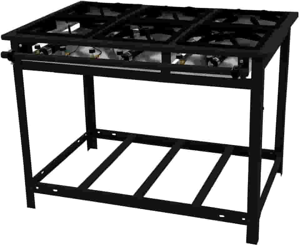 Fogão Industrial Venâncio com 6 bocas de Bocas de Ferro Alta Pressão Vap6