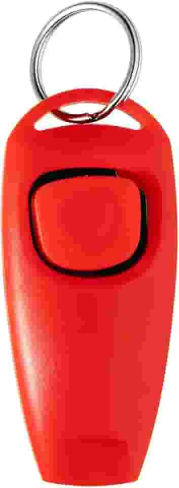 JAMBO PET Clicker Adestramento Com Apito, Tamanho, Para Cães de Todos os Portes, Pequeno, Vermelho |