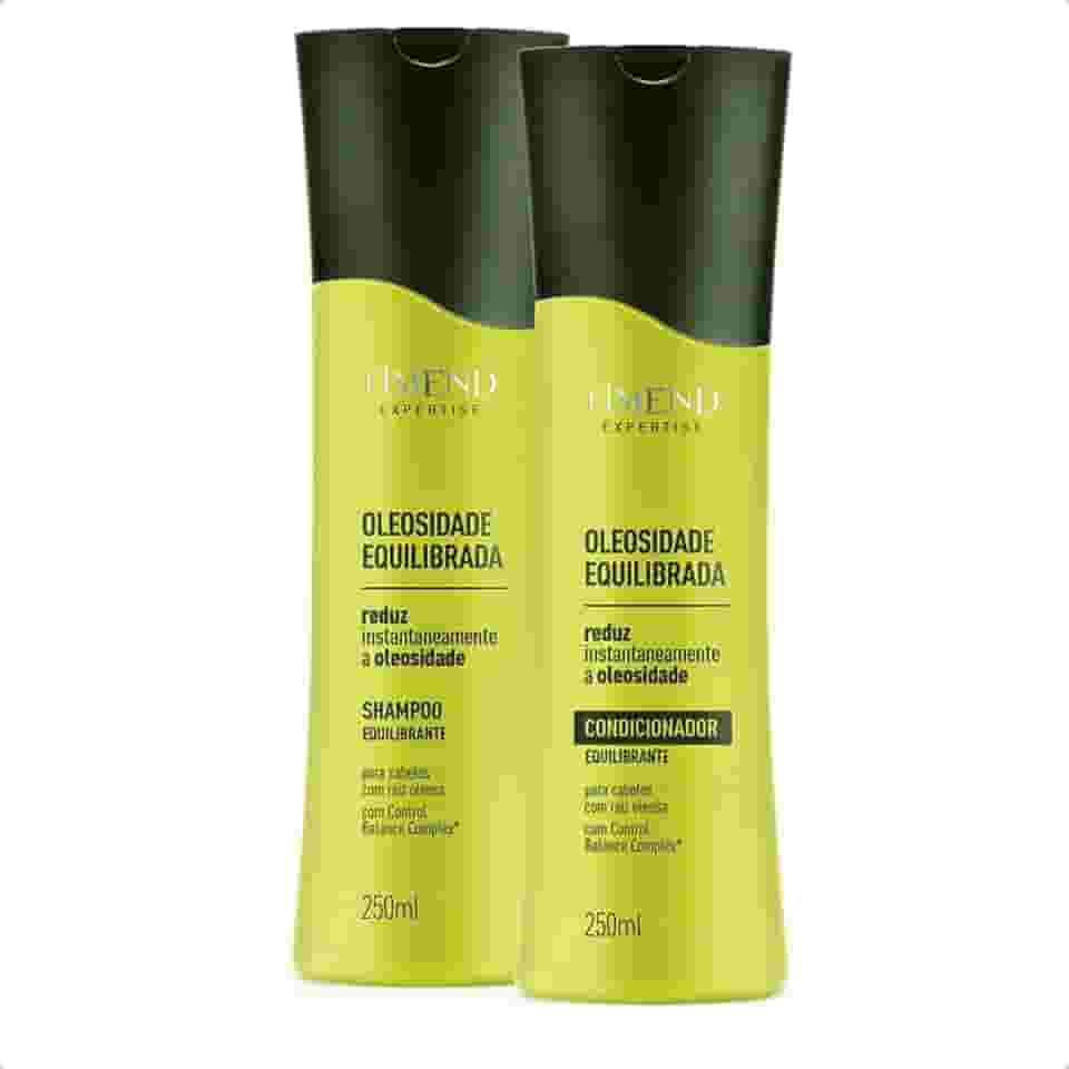 Kit Amend Expertise Oleosidade Equilibrada Shampoo + Condicionador Cabelo Oleoso