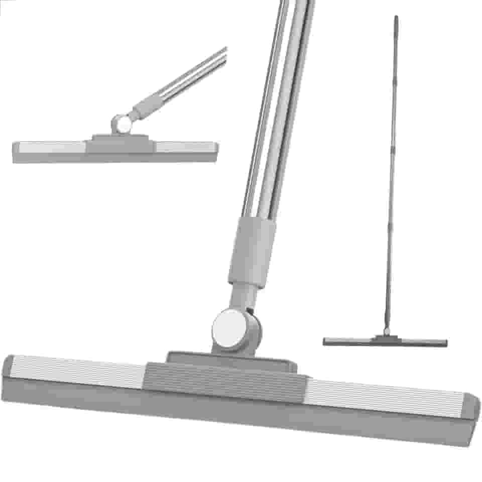 Rodo Vassoura Mágica de Silicone 51cm Cabo de 160cm Flytex Ideal para Limpeza de Vidros, Pisos e Superfícies