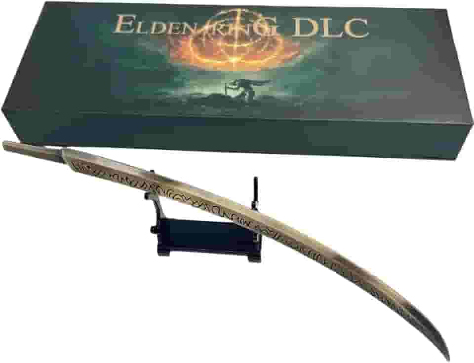 Elden Ring DLC Shadow of The Erdtree 30 cm Mão de Malenia Kanata faca espada coleção de jogos suprimentos de festa decoração de mesa pingente em caixa de presente