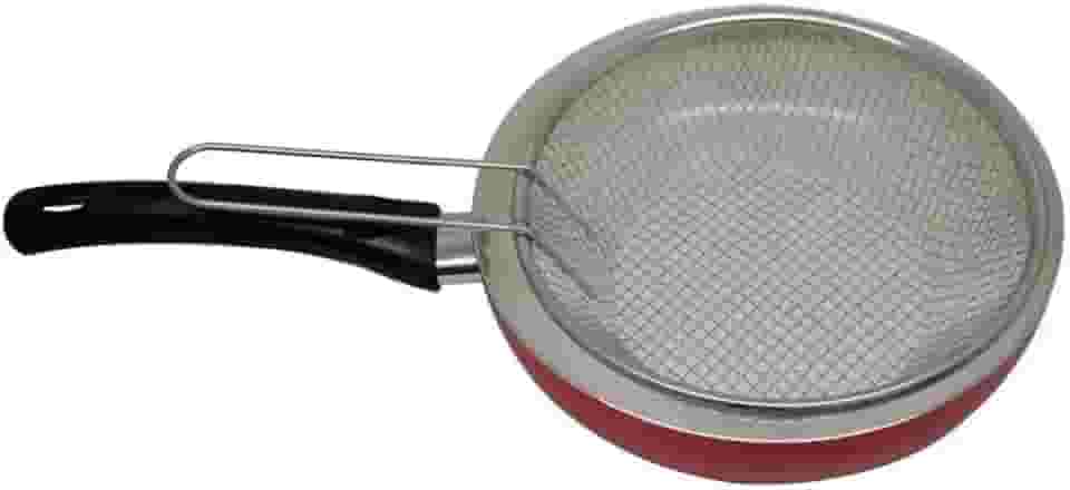 Kit 2pc Fritadeira Revestimento Cerâmico Cesto Fritura 24Cm