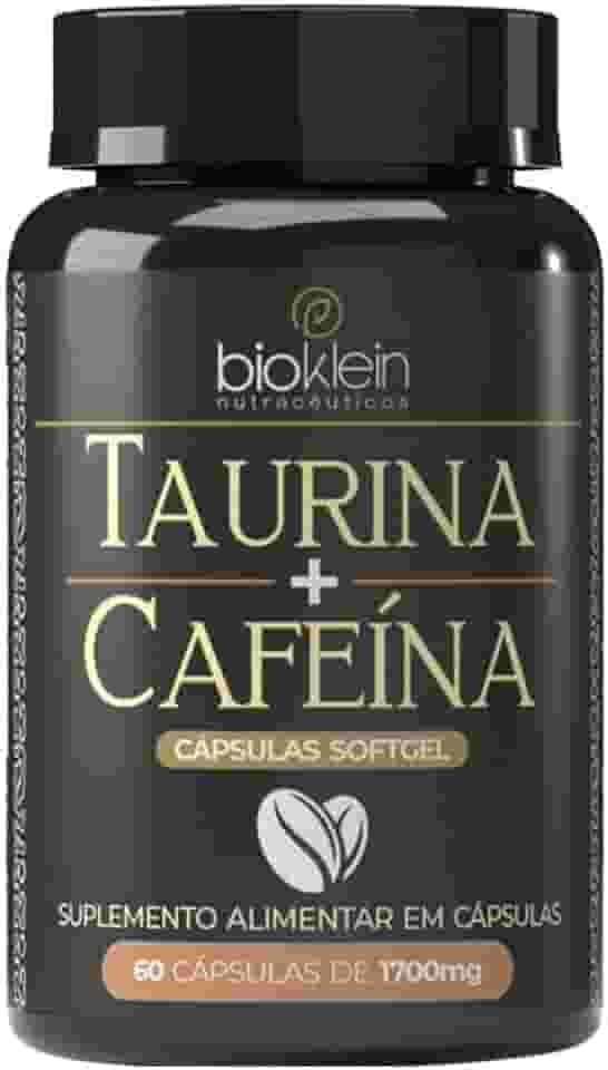 Taurina + Cafeína, 60 Cápsulas Softgel de 1700mg, Bioklein