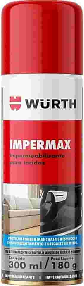Impermeabilizante Para Tecidos Sofa Bancos Cadeira Roupa Tenis Impermax Spray 300ml Wurth