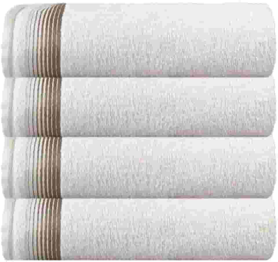 Kit Com 4 Toalhas Banhão Gigante Alta Absorção Sublime 70x150cm - Central Toalhas (Branco)