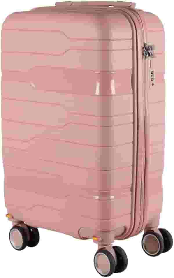 Mala de bordo em Polipropileno 4 rodas 360º - AeroMalas Japão (Rose)