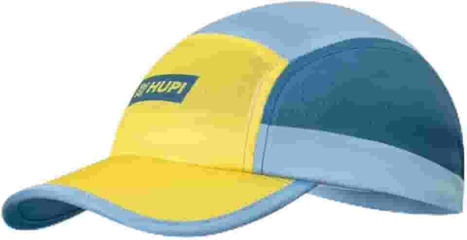 Boné para Corrida Hupi Run Azul/amarelo, Cor: Azul/amarelo, Tamanho: Unico
