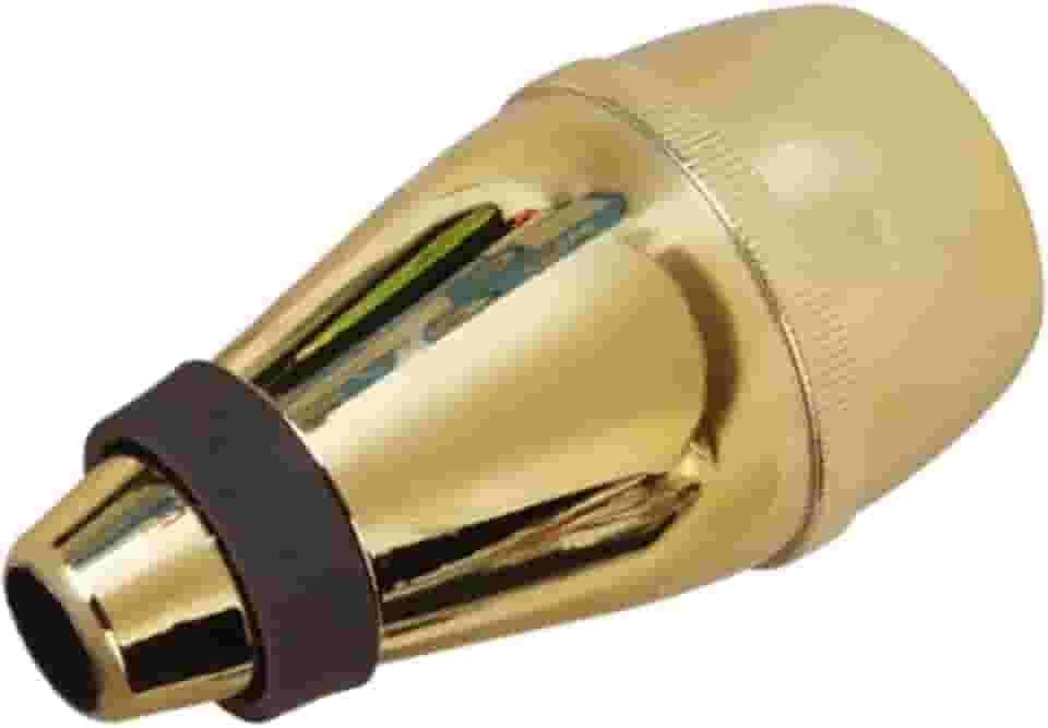 Amagogo Acessório de silenciador para trompete BB, ideal para músicos em fase de prática, Ouro