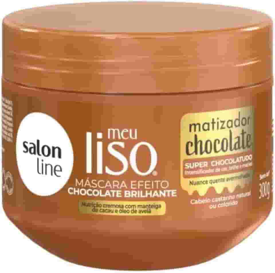 SALON LINE MASCARA MEU LISO MATIZADOR CHOCOLATE 300G