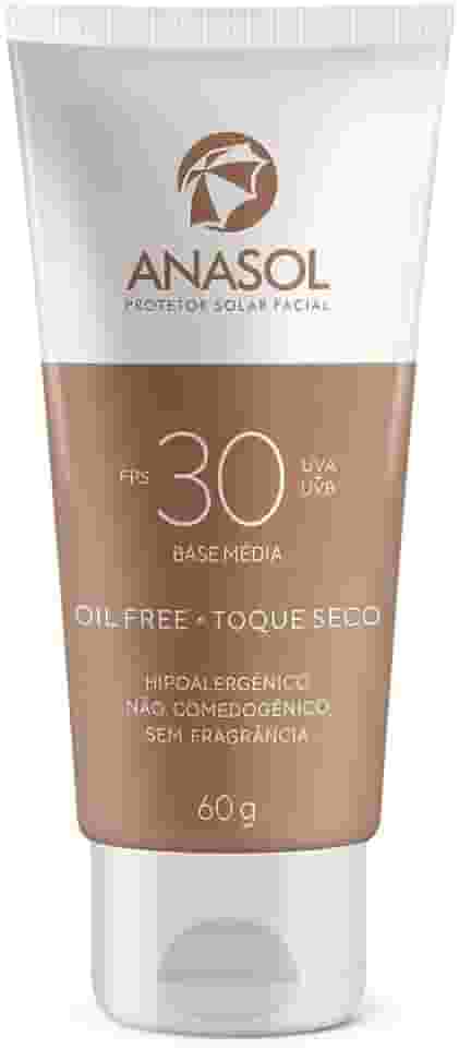 Protetor Solar Facial FPS 30 Base Média 60g - Anasol