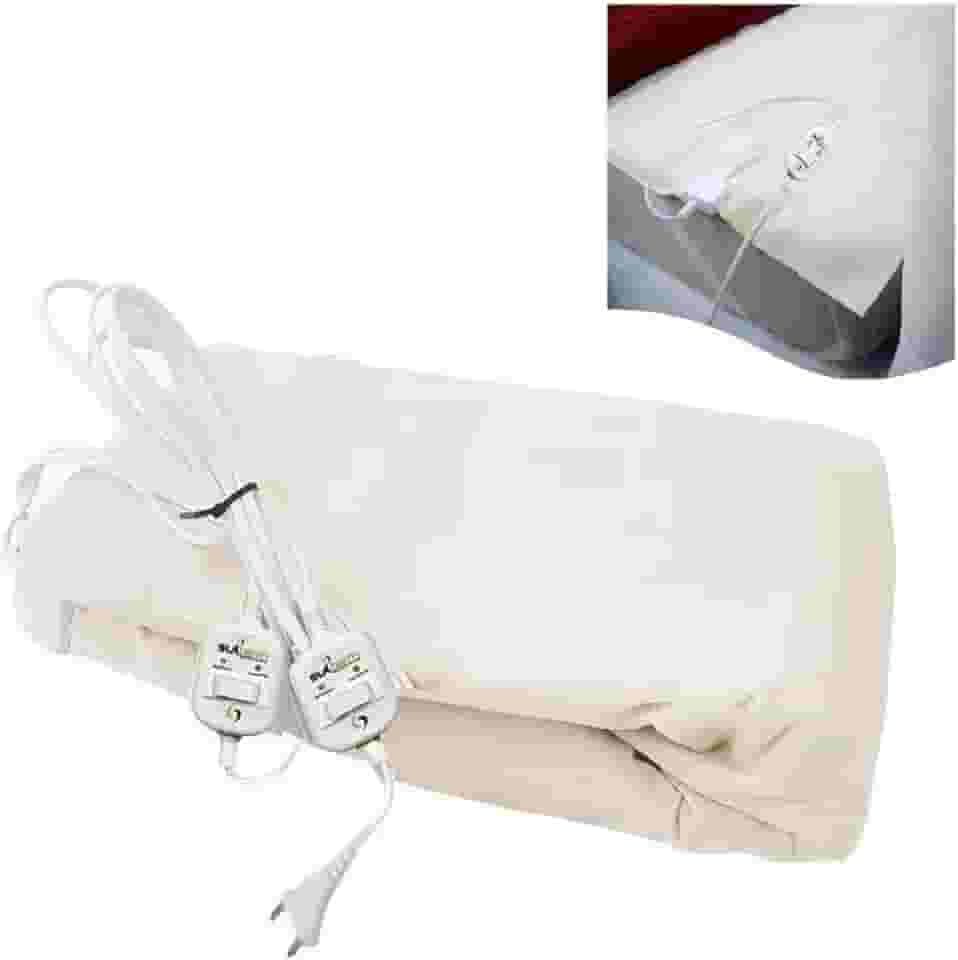 Lençol térmico elétrico casal 220v Sulterm 02 temperaturas certificado INMETRO unico garantia 3 anos Beige 1,38 c 1,88 m