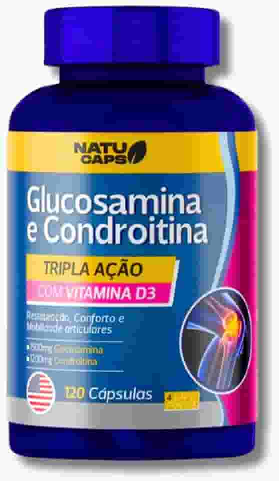 Glucosamina 1500mg Condroitina 1200mg Importado 120 Cápsulas