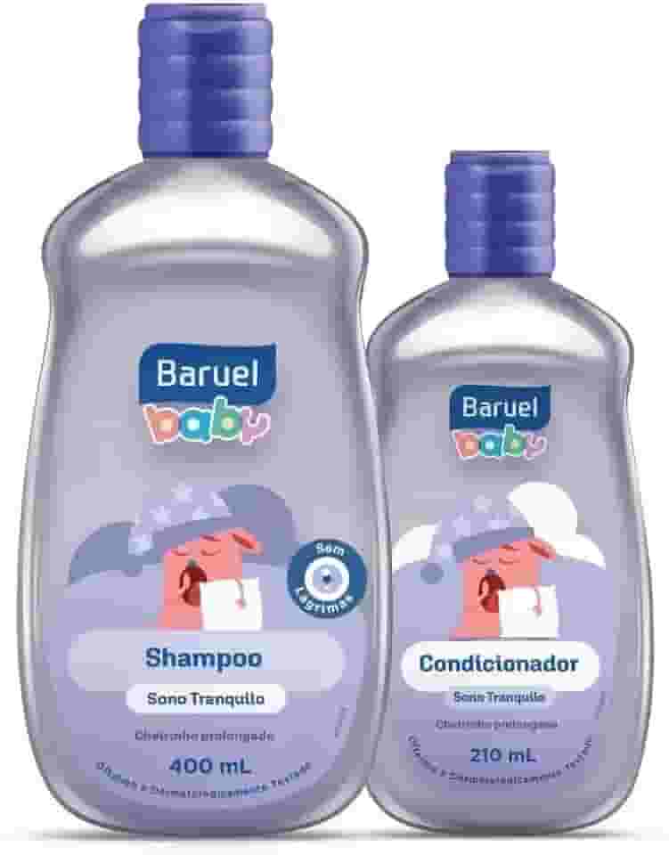 Kit Shampoo + Condicionador Baruel Baby 400Ml+210Ml Sono Tranquilo