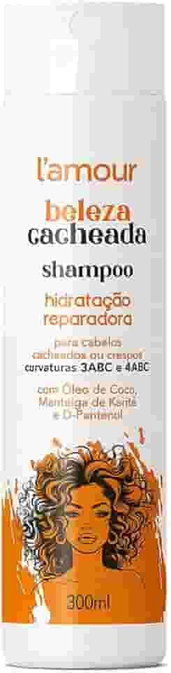 Shampoo L’Amour Beleza Cacheada Hidratação Reparadora – Cachos Macios e Definidos