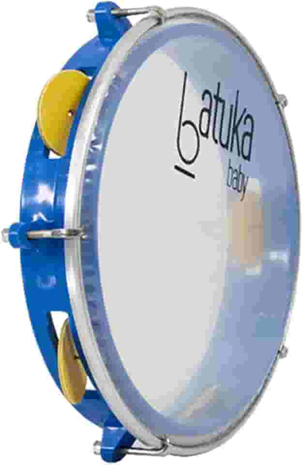 Pandeiro Abs Junior Pele Cristal Azul 08' Batuka- Luen