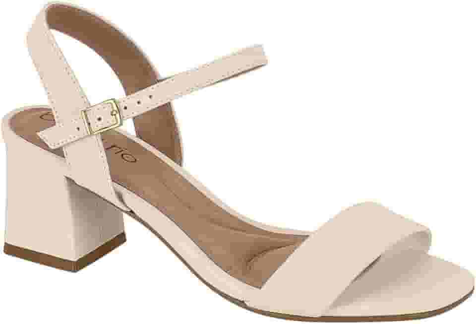 Sandália Feminina Beira Rio – Fivela, Salto Bloco, Conforto, Leve e Uso Diário – Moderna e Elegante