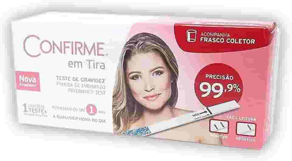 Teste de Gravidez em Tira, Confirme, Multicolorido