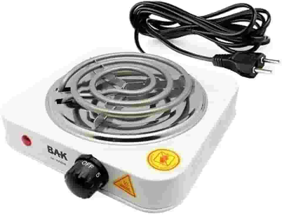 Fogao Eletrico 1 Boca Espiral 110v Portatil 1000W Fogareiro