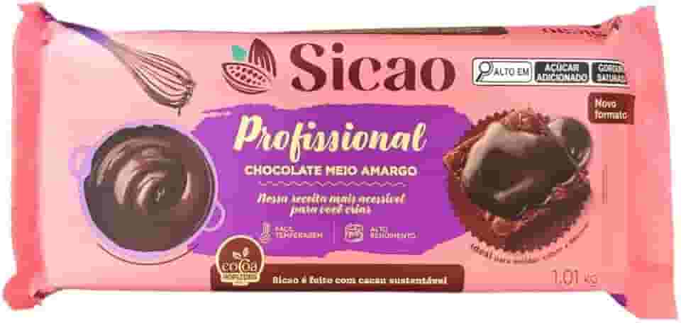 SICAO CHOCOLATE MEIO AMARGO EM BARRA 1,01KG - CRD-BL-7021370-B94