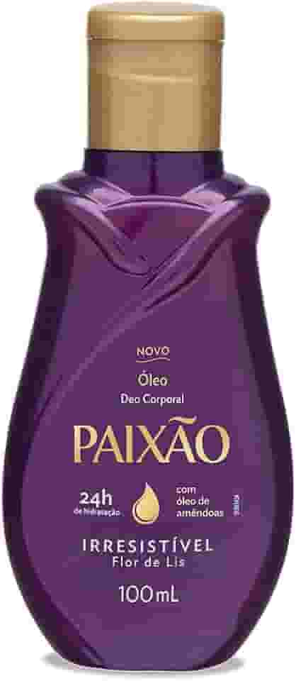 Paixão Óleo Corporal Irresistível Flor De Lis Com Ação Desodorante 100Ml