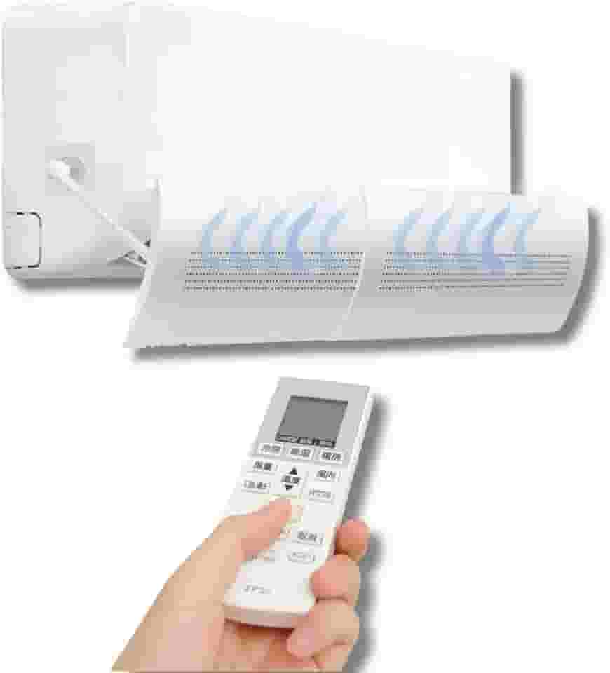 Defletor Ar Condicionado Split Ajustável Regulável Universal Refletor Corta Vento Cortina de Ar