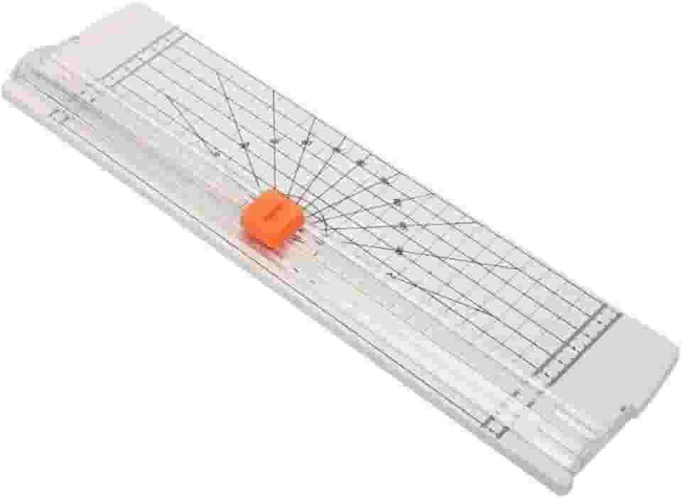 Guilhotina Cortador Papel A4 Refiladora Portátil Corte Vinco (Branco)