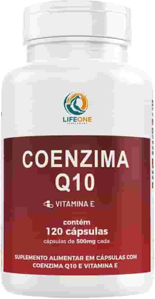 Life One Coenzima Q10 100mg, Vitamina E, 120 Cápsulas