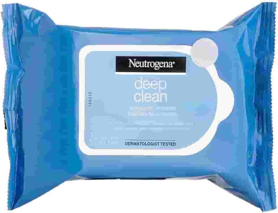 Lenços Demaquilantes Deep Clean, Neutrogena, 25 Unidades