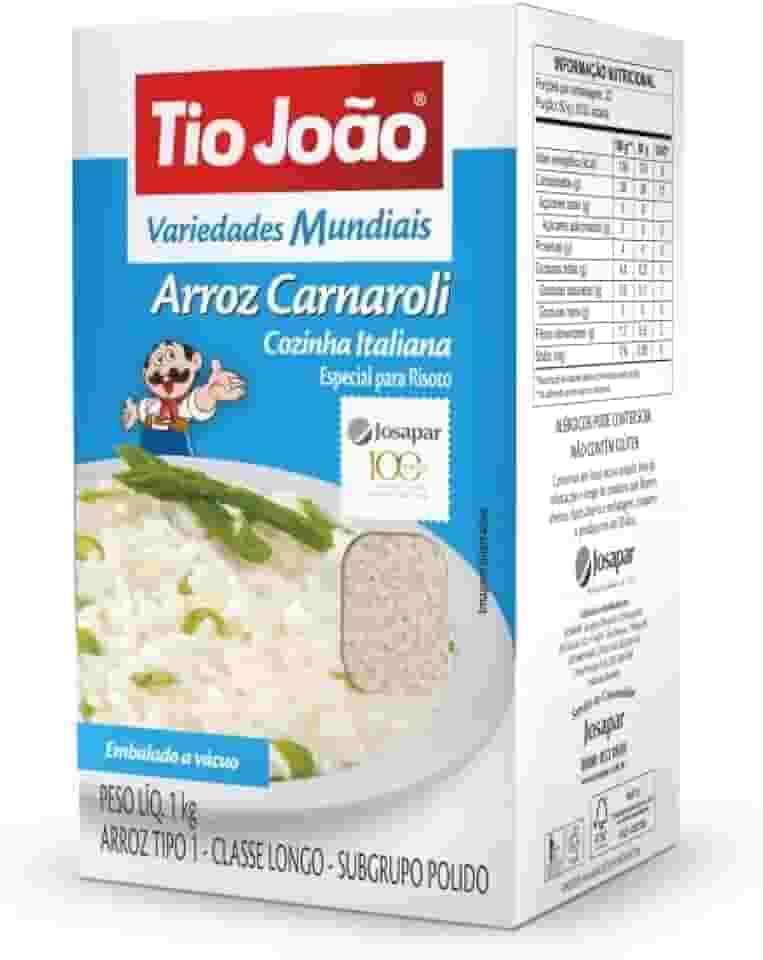 Arroz Carnaroli Tio João Variedades Mundiais - 1kg