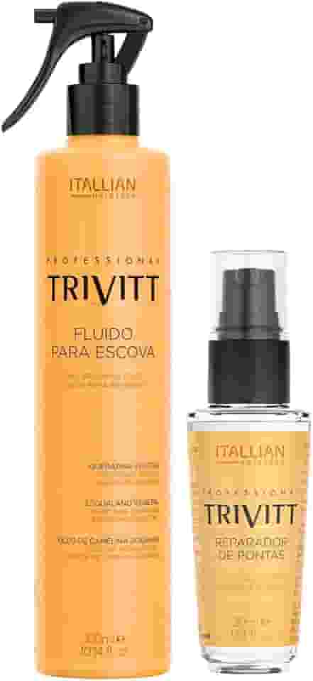 Fluído Para Escova 300ml E Reparador de Pontas 30ml Trivitt